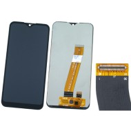 Дисплей для Samsung A015F в сборе Черный (Узкий коннектор) - OR