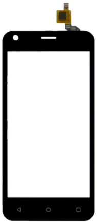 Тачскрин для Fly FS454 (Nimbus 8) Черный