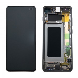 Дисплей для Samsung S10 Plus (G975F) в сборе с рамкой (Black) 100 OR 