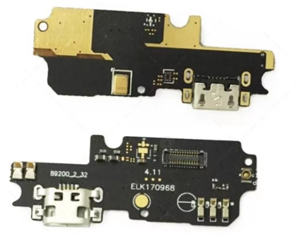 Шлейф Asus ZC553KL (ZenFone 3 Max) плата на системный разъем/микрофон