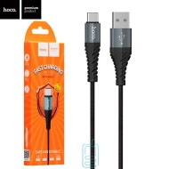 Кабель USB - Type-C Hoco X38 (1 м, 3А) Чёрный