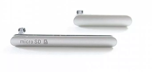 Набор заглушек (USB+MicroSD) Sony D6633 (Z3 Dual) Белый