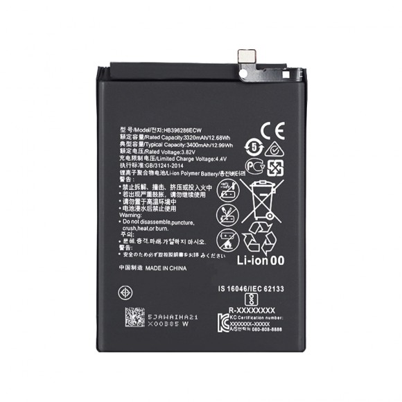Аккумулятор (АКБ) HB396286ECW для Honor 10 Lite/10i/20 Lite/20e, Huawei P Smart 2019