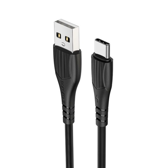 Кабель USB - MicroUSB Borofone BX37  (2.4 А, 1м) Черный 