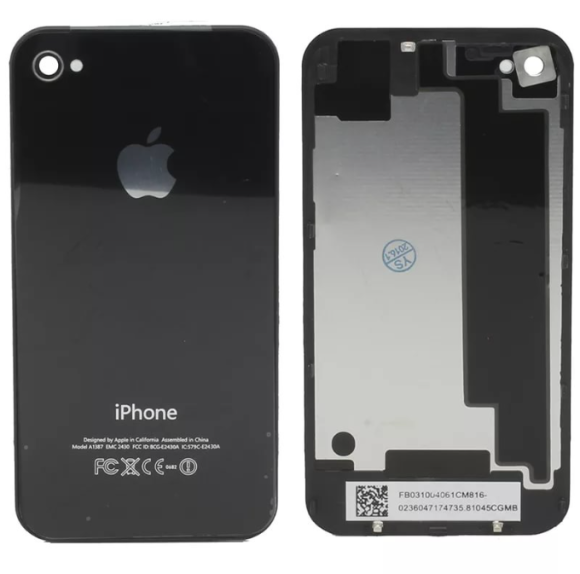 Задняя крышка Apple iPhone 4S черный - Оригинал