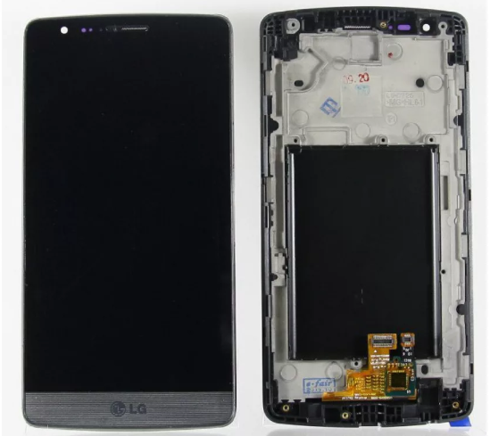 Дисплей LG D724 (G3s) в сборе с тачскрином + рамка Черный