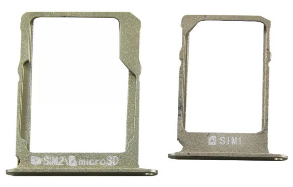Контейнер SIM+MicroSD Samsung J530F/J730F (комплект 2 шт.) Золото