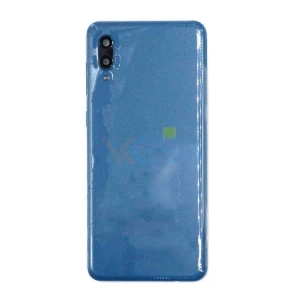 Задняя крышка для Samsung A022G Синий ( со стеклом камеры )