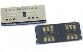 Коннектор SIM Lenovo A316i/P780