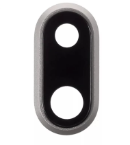 Стекло камеры Apple iPhone X Серебро