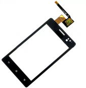 Тачскрин Nokia 202/203 в сборе Черный - Оригинал