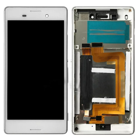 Дисплей Sony E2303 (M4) в сборе с тачскрином + рамка Белый
