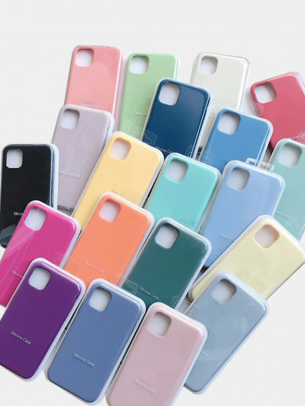 Чехол для Iphone 12 Pro max "Silicone Case" цвет в ассортименте