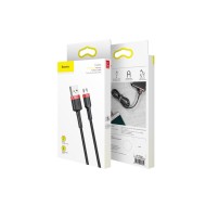 Кабель зарядки Baseus Cafule USB - MicroUSB (2.4A 1M) Серый