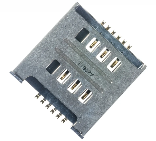 Коннектор SIM LG E455/E615/P715/T370/T375/D686/D380/D325