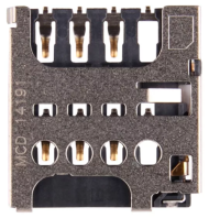 Коннектор SIM Nokia 625/LG X145