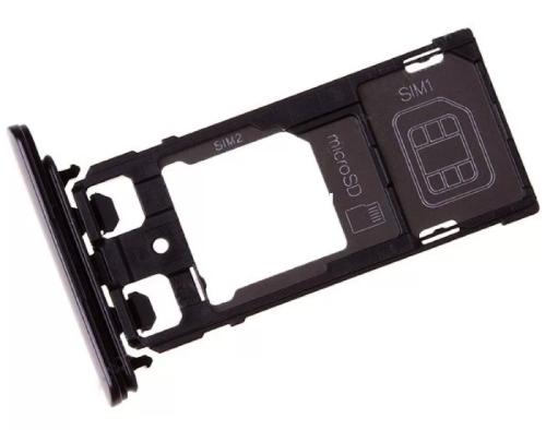 Контейнер SIM/MicroSD Sony F8132 (X Performance Dual) Черный
