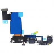 Шлейф для Apple iPhone 6S Plus с разъемом зарядки/ гарнитуры/ микрофоном Светло-Серый