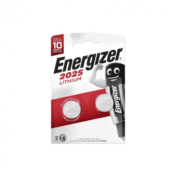 Батарейка Energizer CR2025 (2 шт. в блистере)