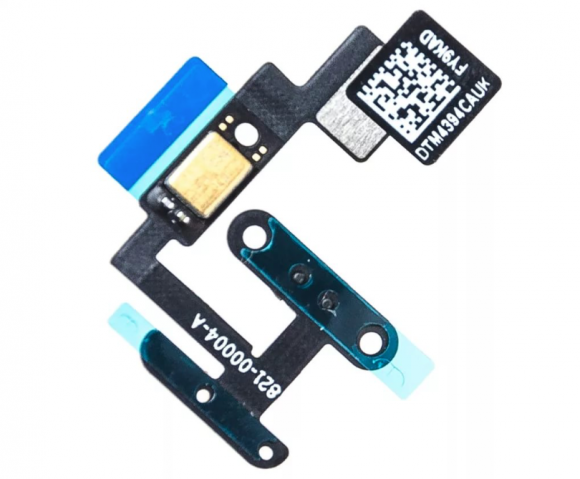 Шлейф для Apple iPad Air 2 на кнопку включения/ микрофон