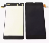 Дисплей Microsoft 540 Dual (RM-1141) в сборе с тачскрином Черный - Оригинал