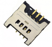 Коннектор SIM Samsung C3322/C3350/C3530/C3560/C3752/E2222/C3520/C3782/E1182/E1200/i9250/S6102/S6802