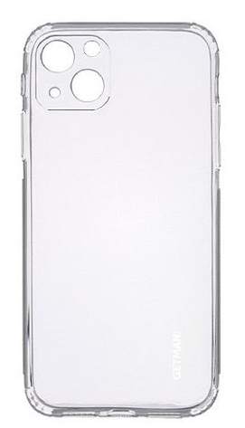 Чехол силиконовый для iPhone 13 mini (с защитой камеры) Прозрачный