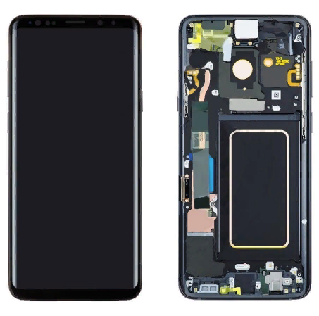 Дисплей для Samsung Galaxy S9+ (G965F) в сборе с тачскрином + рамка Черный - Оригинал