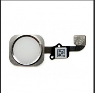 Шлейф для iPhone 6S и iPhone 6S Plus с кнопкой HOME в сборе (Серебро)