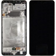 Дисплей для Samsung A325F в сборе + рамка Черный  100 % Оригинал, в наличии 