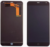 Дисплей Meizu M1 Note в сборе с тачскрином Черный