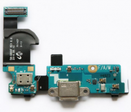 Шлейф Samsung G800F (S5 mini) плата системный разъем/микрофон/HOME