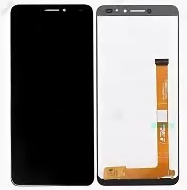 Дисплей Alcatel OT-5099D (3V) в сборе с тачскрином Черный