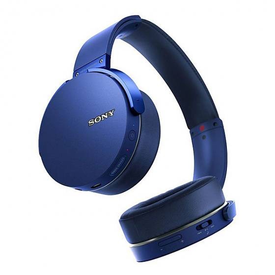 Беспроводные Наушники (Bluetoth Гарнитура) Sony MDR-XB950AP Extra Bass Синие 