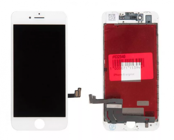 Дисплей для iPhone 8 и iPhone SE (2020) в сборе с тачскрином (Белый) - Orig Завод