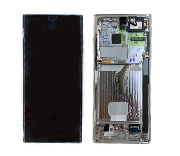 Дисплей для Samsung S22 (G901) в сборе с рамкой (белый) 100% Оригинал , в наличии