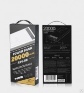 Внешний Аккумулятор (Power Bank) Remax RPP-136 20000 mAh (5V - 2A, 2USB) Белый
