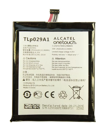 Аккумулятор TLp029A1 для Alcatel Pop 3 (OT-5025D)