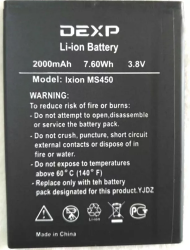 Аккумулятор DEXP Ixion MS450 (Born)