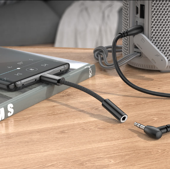 Адаптер для Наушников (AUX 3.5 - Type-C) Borofone BV15