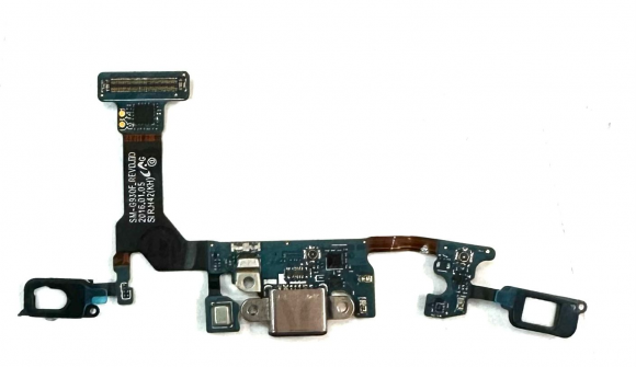 Шлейф (Плата) Samsung G930F (S7) с разъемом зарядки/сенсором/микрофоном 