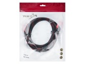 Кабель для передачи цифрового сигнала  VIXION CAB40 HDMI (M) - HDMI (M) 3m (черный)