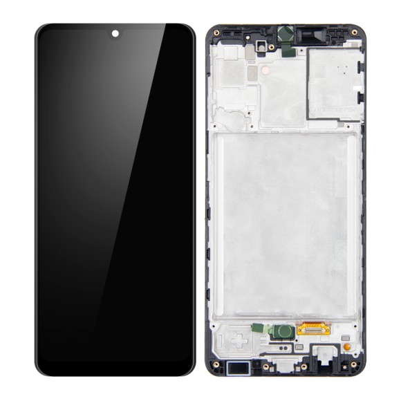 Дисплей для Samsung A315F (A31) модуль Черный - Оригинал V