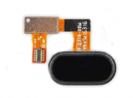 Шлейф Meizu U20 на кнопку HOME в сборе Черный