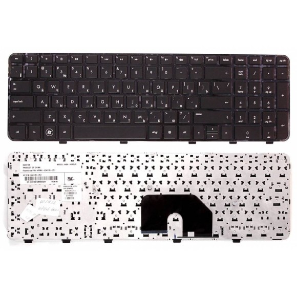 Клавиатура для ноутбука HP dv6-6000 (с рамкой) Черная
