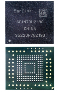 Микросхема SDIN7DU2-8G (NAND FLASH i8190/i9100)