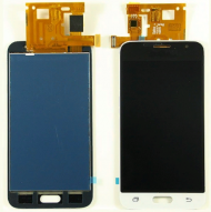 Дисплей для Samsung Galaxy J1 2016 (J120F) в сборе с тачскрином Белый - (AMOLED)
