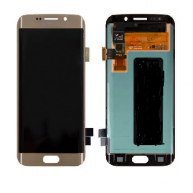 Дисплей для Samsung Galaxy S6 Edge (G925F) в сборе с тачскрином + рамка Золото - Оригинал