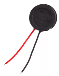 Звонок (buzzer) универсальный диаметр 12мм, толщина 3мм с проводами