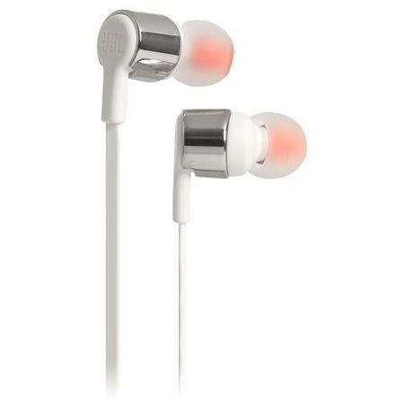 Наушники проводные (Гарнитура) JBL T210 (вакуумные) Серые - Оригинал